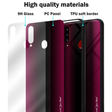 Samsung Galaxy A20s Deksel Case Cover (rosa)