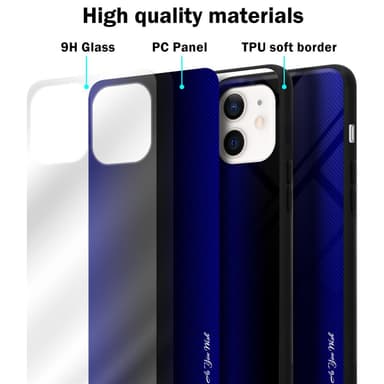 iPhone 12 MINI Deksel Case Cover (lilla)