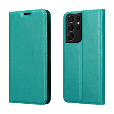 Samsung Galaxy S22 ULTRA lommebokdeksel case (turkis)
