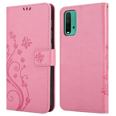 Xiaomi RedMi 9T / POCO M3 lommebokdeksel Blomster