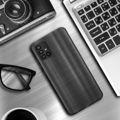 Samsung Galaxy A71 4G Silikondeksel Beskyttelse (svart)