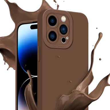 iPhone 14 PRO MAX Deksel case (brun)