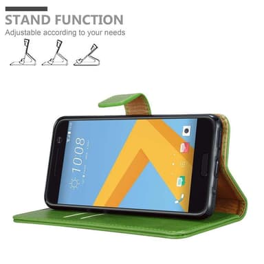 HTC ONE M10 lommebokdeksel etui (grønn)