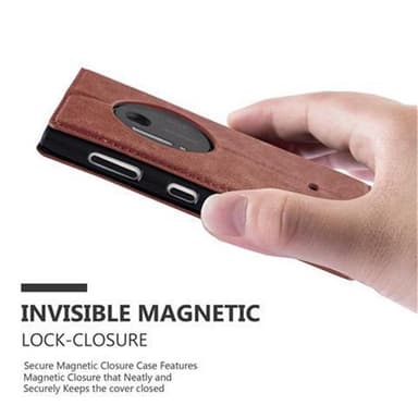 Nokia Lumia 1020 lommebokdeksel case (brun)