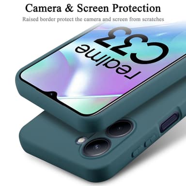 Realme C33 silikondeksel case (Grønn)