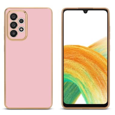 Samsung Galaxy A33 5G silikondeksel case (rosa)