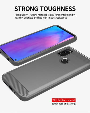 Deksel Samsung Galaxy M51 ultra slim (grå)