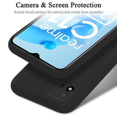 Realme C11 2021 silikondeksel case (svart)