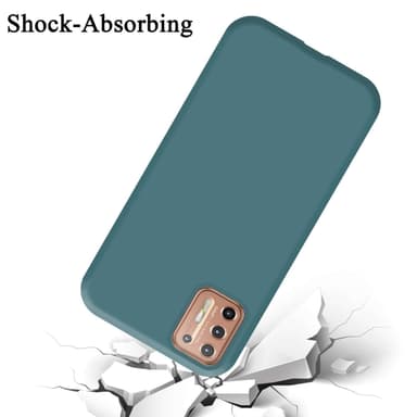 Motorola MOTO G9 PLUS silikondeksel case (Grønn)