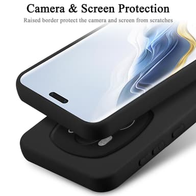 Honor Magic 6 Pro silikondeksel case (Svart)
