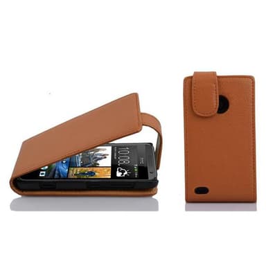 HTC Desire 300 Deksel Cover Etui (brun)