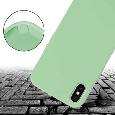 Deksel iPhone XS MAX med Halskjede (grønn)