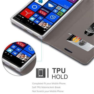 Nokia Lumia 830 lommebokdeksel etui (blå)