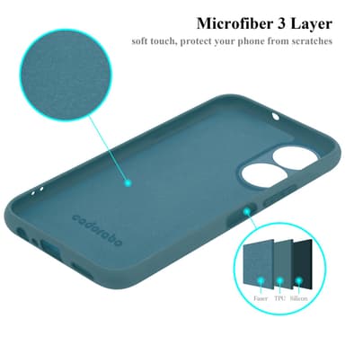 Honor X7 silikondeksel case (grønn)