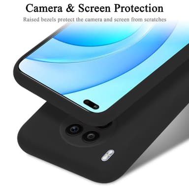 Honor 50 LITE silikondeksel case (svart)