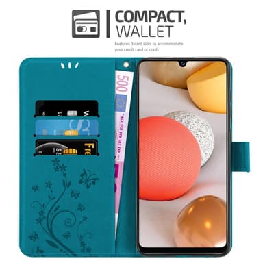 Samsung Galaxy A42 5G / M42 5G lommebokdeksel Blomster