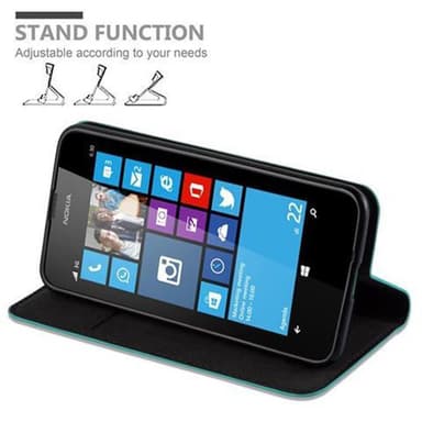 Nokia Lumia 630 / 635 lommebokdeksel case (turkis)