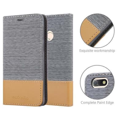 Huawei Enjoy 7 lommebokdeksel etui (grå)