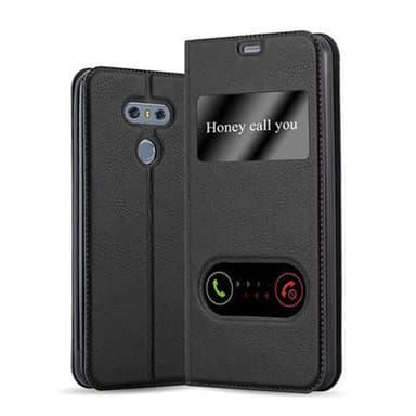 LG G6 lommebokdeksel cover (svart)