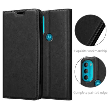 Motorola MOTO G71 5G lommebokdeksel case (svart)