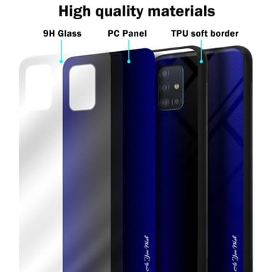 Samsung Galaxy A51 4G / M40s Deksel Case Cover (lilla)