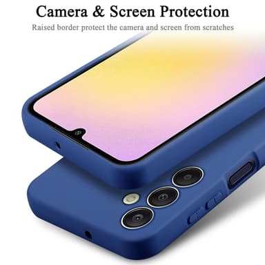 Samsung Galaxy A25 silikondeksel case (Blå)