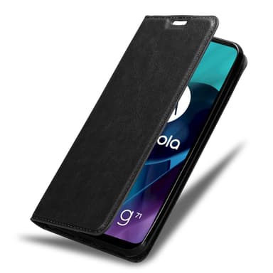 Motorola MOTO G71 5G lommebokdeksel case (svart)