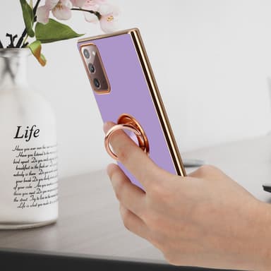 Samsung Galaxy NOTE 20 silikondeksel case (lilla)