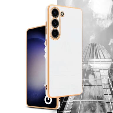 Samsung Galaxy S23 silikondeksel case (Hvit)
