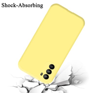 Motorola MOTO G52 4G / G82 5G silikondeksel case (gul)