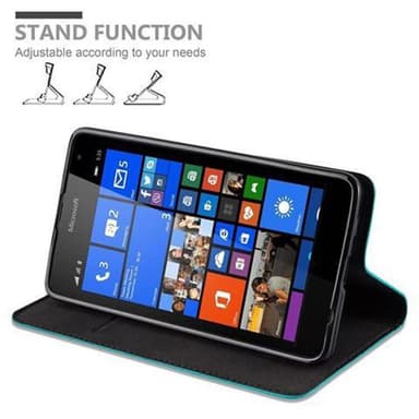 Nokia Lumia 535 lommebokdeksel case (turkis)