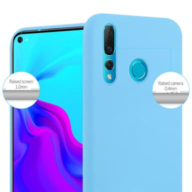 Deksel Huawei NOVA 4 Silikon cover (blå)