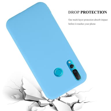 Deksel Huawei NOVA 4 Silikon cover (blå)