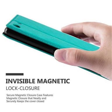 Sony Xperia M5 lommebokdeksel case (turkis)