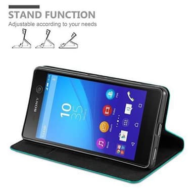 Sony Xperia M5 lommebokdeksel case (turkis)