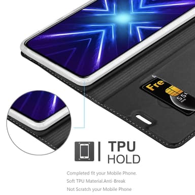 Honor 9X lommebokdeksel etui (svart)