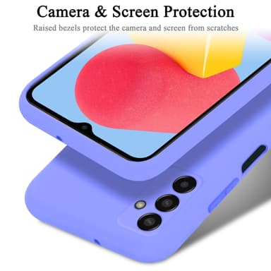 Samsung Galaxy M13 4G silikondeksel case (lilla)
