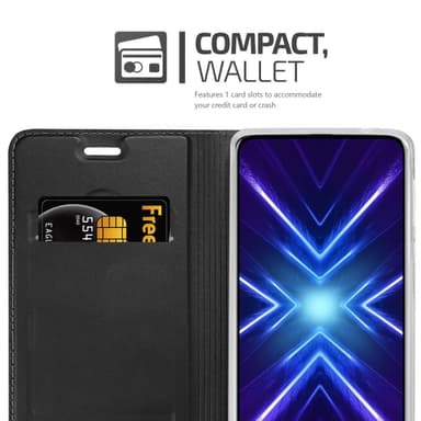 Honor 9X lommebokdeksel etui (svart)
