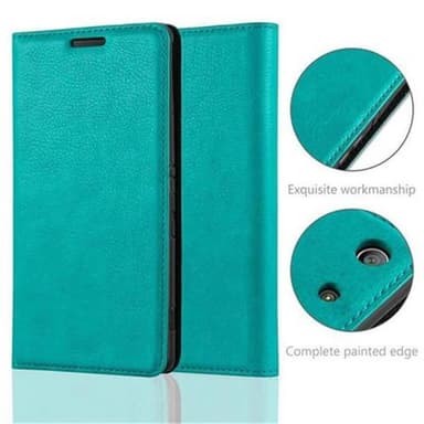 Sony Xperia M5 lommebokdeksel case (turkis)