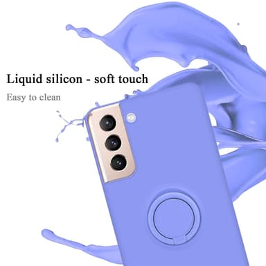 Deksel Samsung Galaxy S24 PLUS Ring Case (Lilla)