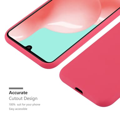 Deksel Samsung Galaxy A41 Silikon cover (rød)