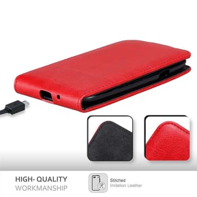 Samsung Galaxy S3 / S3 NEO deksel flip cover (rød)