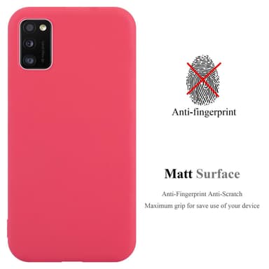Deksel Samsung Galaxy A41 Silikon cover (rød)