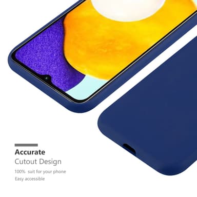 Deksel Samsung Galaxy A13 5G Silikon cover (blå)