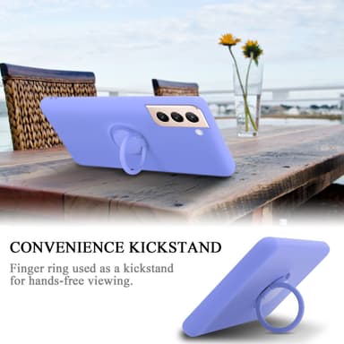 Deksel Samsung Galaxy S24 PLUS Ring Case (Lilla)