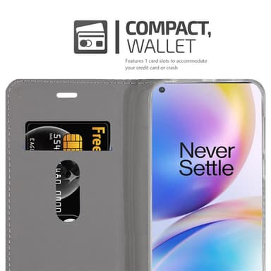 OnePlus 8 PRO lommebokdeksel etui (grå)