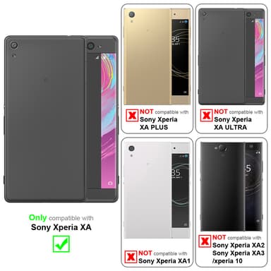 Sony Xperia XA Hardt Deksel Cover (rød)