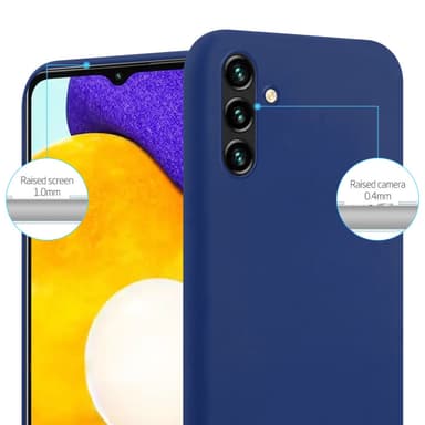 Deksel Samsung Galaxy A13 5G Silikon cover (blå)