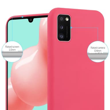 Deksel Samsung Galaxy A41 Silikon cover (rød)