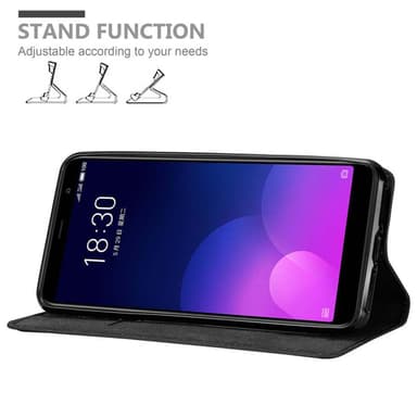 MEIZU M6T lommebokdeksel case (svart)